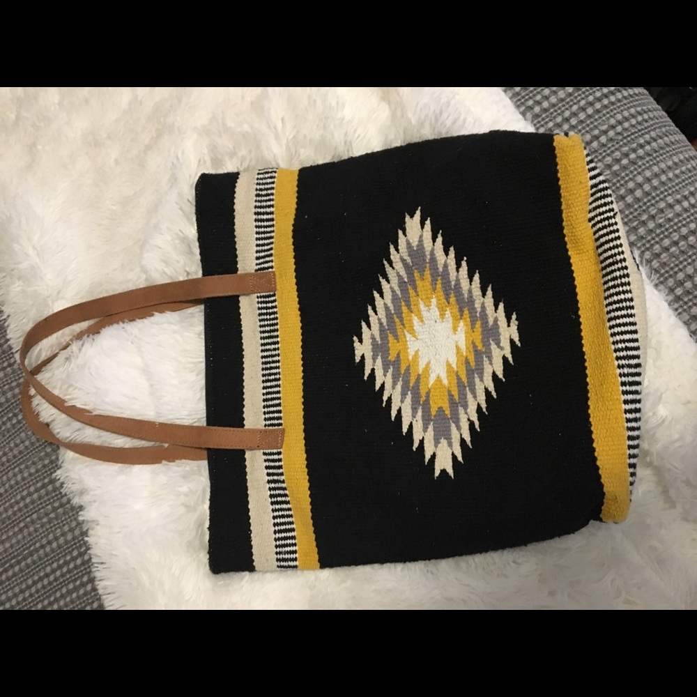Sole Society embroidered tote bag